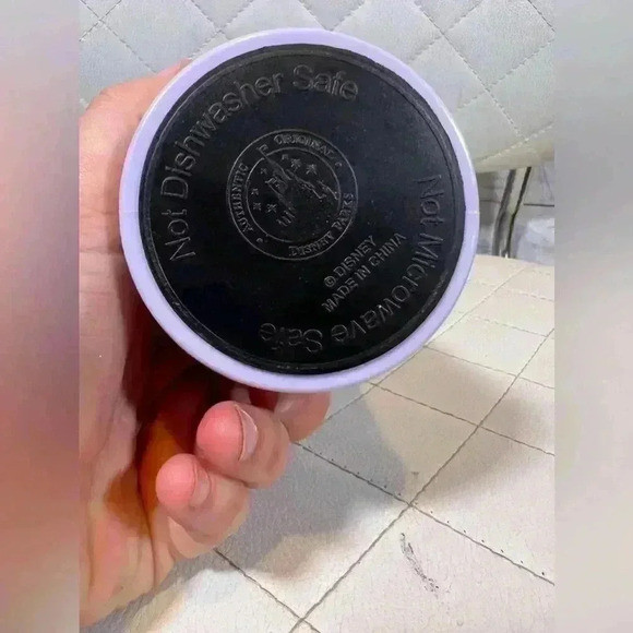 Disney Tinkerbell Mornings Aren't Magical Travel Mug Tumbler 12 Oz Purple - Picture 2 of 4